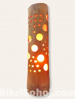 Wooden Desk Light  Bed side Light  Perforated Wooden Light